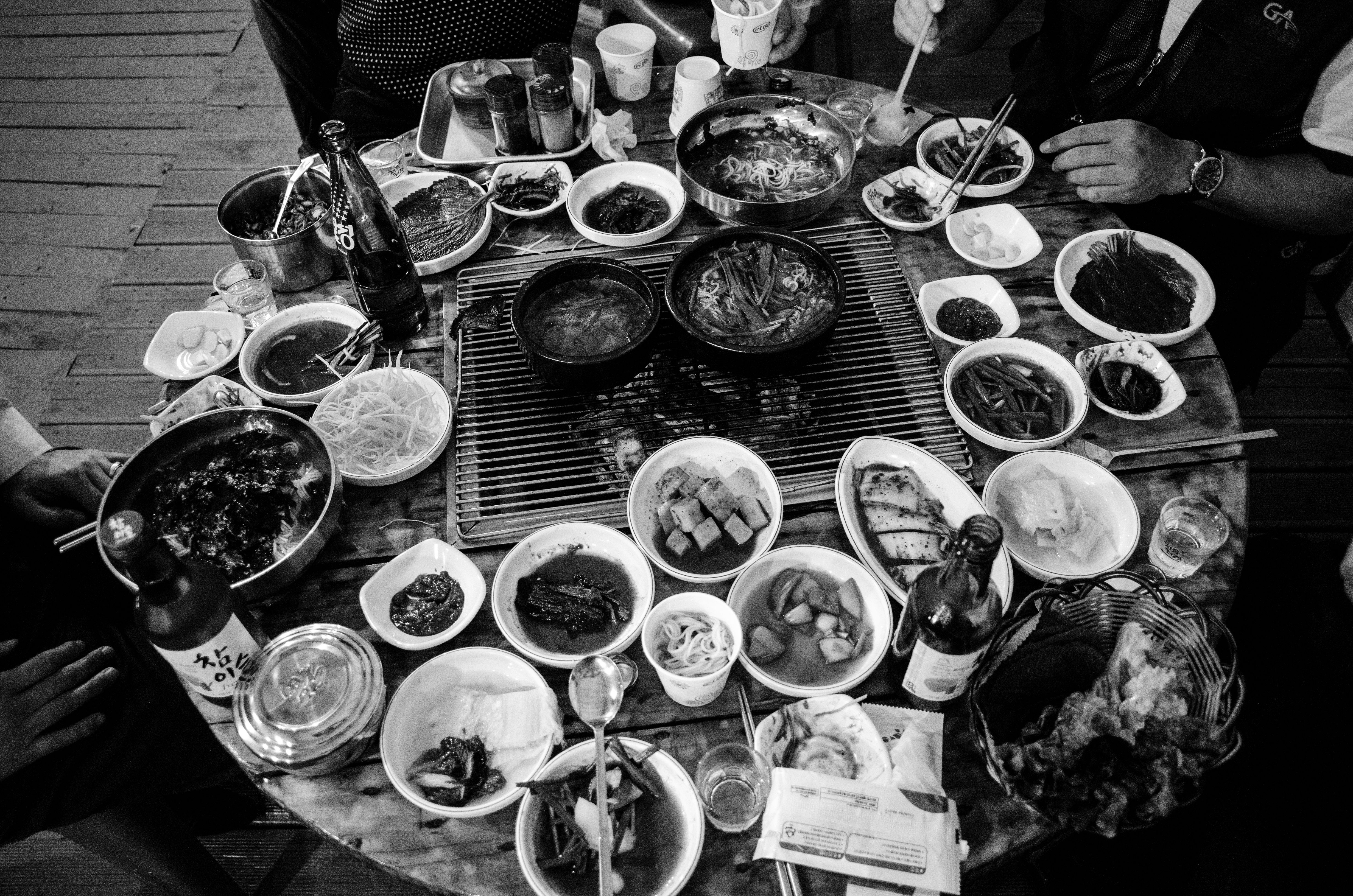 Makan bersama di Korea